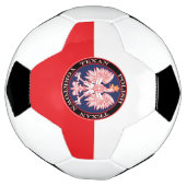 ヨークタウンラウンドポーランドテキサン サッカーボール (回転)