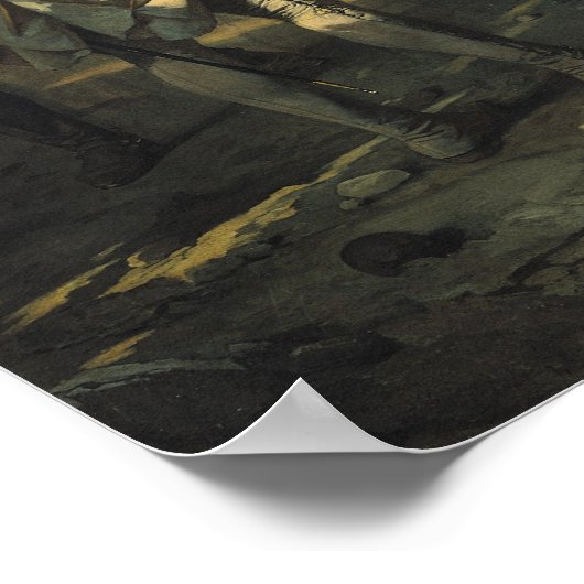 ヨークタウン包囲戦1836年10月17日 ポスター (角)