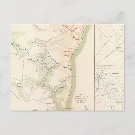 ヨークタウン包囲戦 ポストカード (正面)