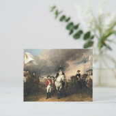 ヨークタウン・ジョンでのコーンワリス卿の降伏 ポストカード (スタンド正面)