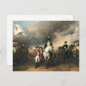 ヨークタウン・ジョンでのコーンワリス卿の降伏 ポストカード (正面/裏面)