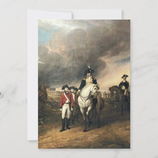 ヨークタウン・ジョンでのコーンワリス卿の降伏 招待状 (正面)