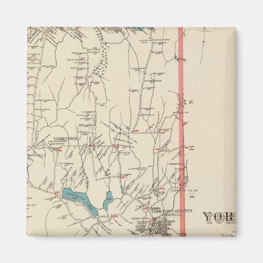 ヨークタウンNY マグネット (正面)