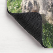 ヨークテリア犬のマウスパッド マウスパッド (コーナー)