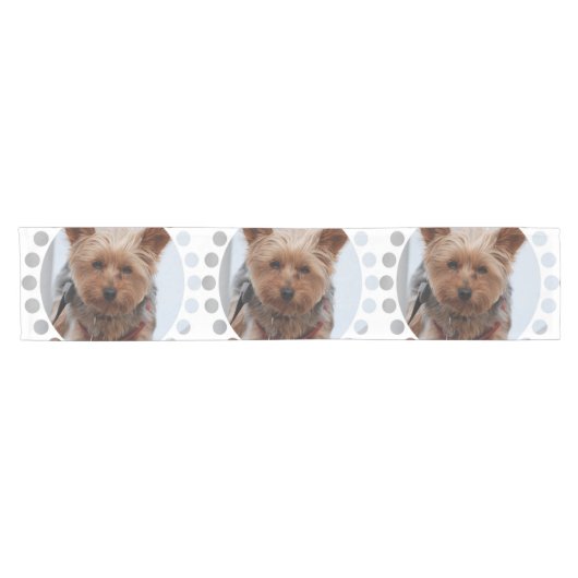 ヨークテリア犬 ショートテーブルランナー (横)