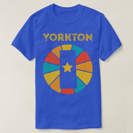 ヨークトンサスカチュワンカナダヴィンテージ動揺してソウ Tシャツ (デザイン正面)