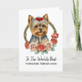 ヨークパーソナライズされたシャー・テリア・ママ・マザーズ・デイ シーズンカード (正面)
