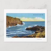 ヨークビーチの禿頭崖の景観 ポストカード (正面)