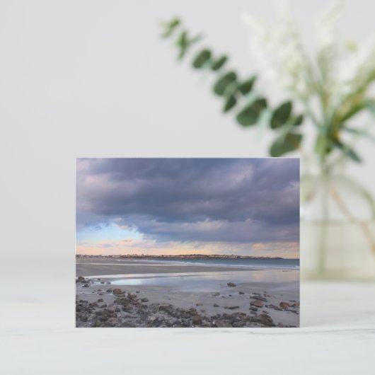 ヨークビーチメーンクワイトウィンターデイ ポストカード (スタンド正面)