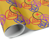 ヨークピンホイール ラッピングペーパー (ロールコーナー)