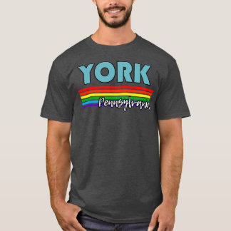 ヨークペンシルバニアプライドヨークLGBTギフトLGBTQスーポ Tシャツ