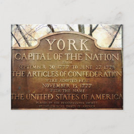 ヨークペンシルバニア州初の首都 ポストカード