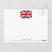 ヨークミンスターイングランド ポストカード (裏面)