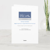 ヨークミンスタークリスマスカード シーズンカード (裏面)