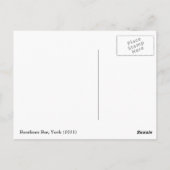 ヨークミンスターブーサムバーエントランスカラー大聖堂 ポストカード (裏面)