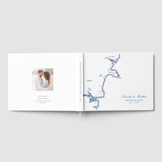 ヨークメーンケープネディック結婚ズ ゲストブック (全面)