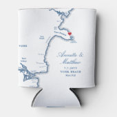 ヨークメーンマップ結婚式の引き出物ドリンク 缶クーラー (正面)