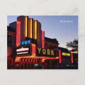 ヨーク劇場マーキーエルムハーストイルで宝石を復元。 ポストカード (正面)