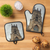 ヨーク大聖堂 鍋つかみ&鍋敷きセット (トップダウン)