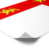 ヨーク市旗 ポスター (角)