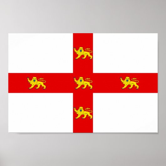 ヨーク市旗 ポスター (正面)