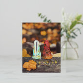 ヨーク幽霊UKフォイルポストカードハロウィン不気味 箔シーズンポストカード (立ち正面)