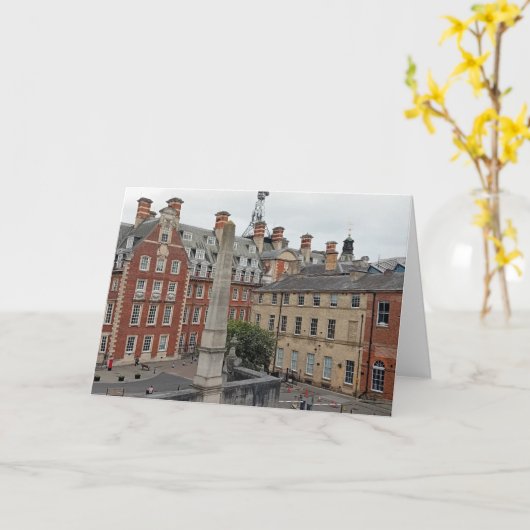 ヨーク建物 カード (黄色い花)