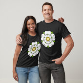 ヨーク白バラ英国ヨークシャー州旗O Tシャツ (ユニセックス)
