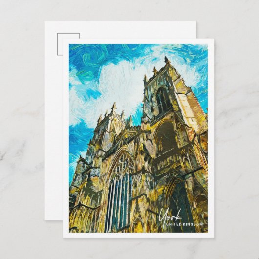 ヨーク統一されたキングダムビューティフル油絵を描ランドスケープ ポストカード (正面/裏面)