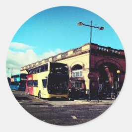 ヨーク駅の外 ラウンドシール