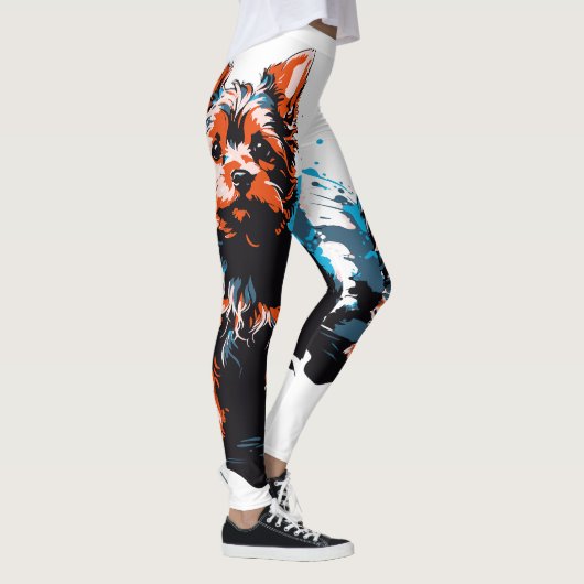 ヨーク魅力的シャー・テリアを強調する レギンス (右)