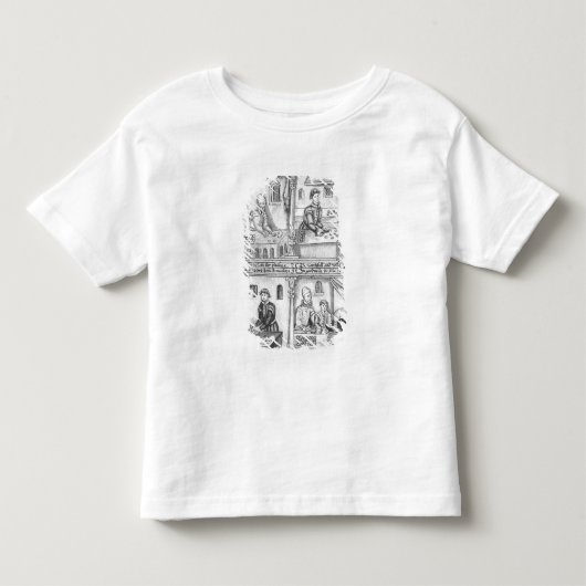 ヨーク1595-96年のパン屋の法令 トドラーTシャツ (正面)