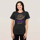 ヨーク イングランド イギリス トライブレンドTシャツ (正面全面)