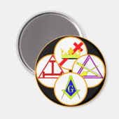 ヨーク・ライト・メイソン マグネット (正面/裏面)