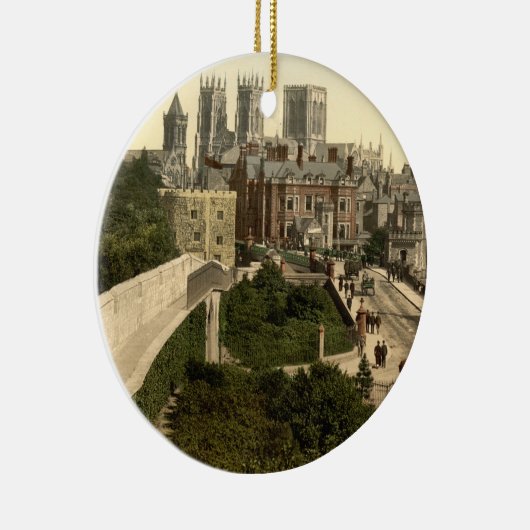 ヨークI、ヨークシャ、イギリス セラミックオーナメント (右)