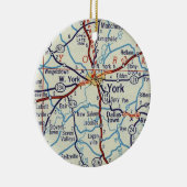 ヨークPAヴィンテージマップ セラミックオーナメント (右)