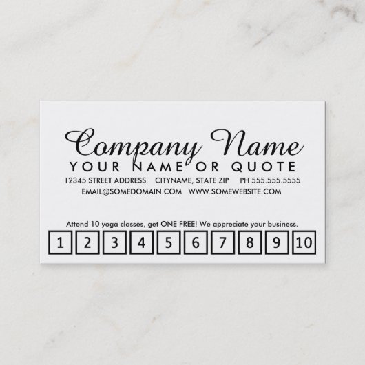 ヨーグぼやけロイヤリティ計画 ロイヤリティカード (正面)