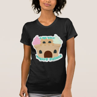 ヨーグルトパレスフィクション凍っていトリートロゴダーク Tシャツ