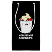 ヨーグルトプンダークBGおもしろいを私をからかうより スモールペーパーバッグ (正面)