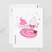 ヨーグルト凍っていシスターズ葉書 ポストカード (正面/裏面)