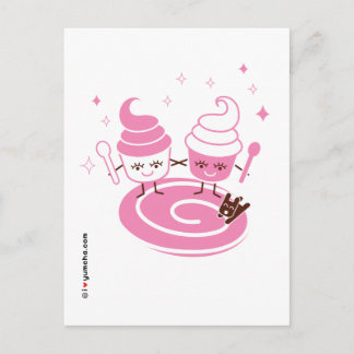 ヨーグルト凍っていシスターズ葉書 ポストカード