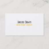 ヨーグルト凍っていロイヤリティ名刺 ロイヤリティカード (裏面)