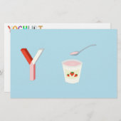 ヨーグルト紙 (正面/裏面)