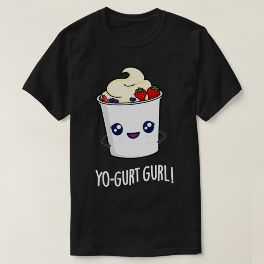 ヨーグルトGURLかわいいヨーグルトパン1 Tシャツ (デザイン正面)