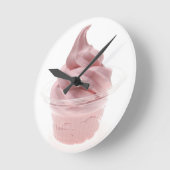 ヨーグ凍っていルト ラウンド壁時計 (傾斜)