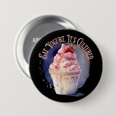 ヨーグ食べルト、培養された 缶バッジ (正面&裏面)