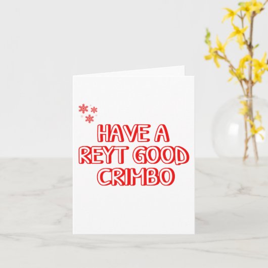 ヨーシャおもしろいーのクリスマスカード カード (黄色い花)