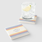 ヨーセミートキャビンカスタムクラブクレストパークストライプ ストーンコースター (横)