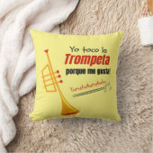 ヨートコラトロムペタTシャツ クッション (ブランケット)