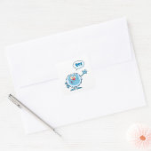 ヨーブルーの怪物なびく スクエアシール